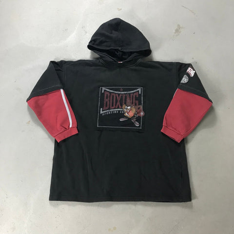 Looney Tunes Taz Vintage Hoodie - vintage starter karlkani sergiotacchini