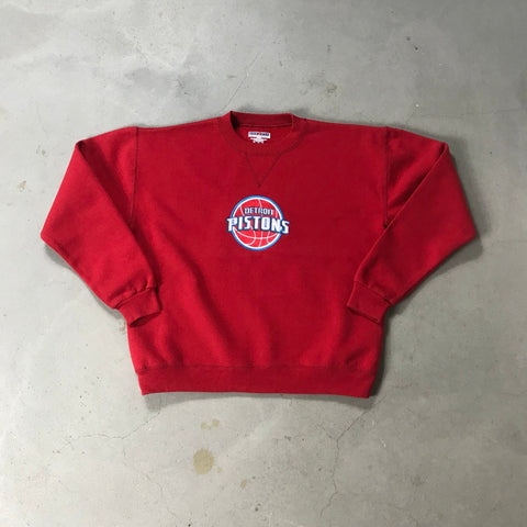 Detroit Pistons Vintage Crewneck - vintage starter karlkani sergiotacchini