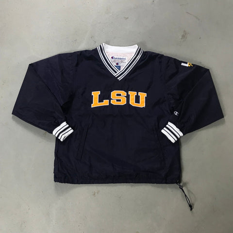LSU University Vintage Windbreaker - vintage starter karlkani sergiotacchini