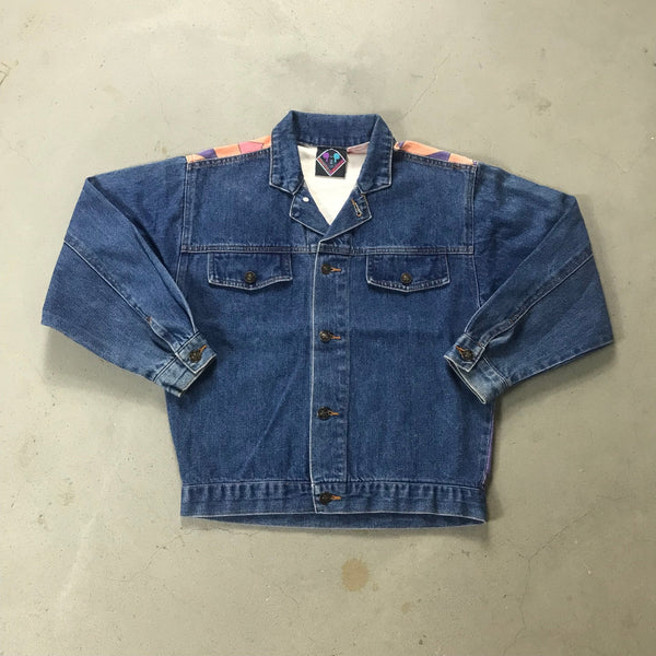 Mickey Mouse Vintage Denim Jacket - vintage starter karlkani sergiotacchini