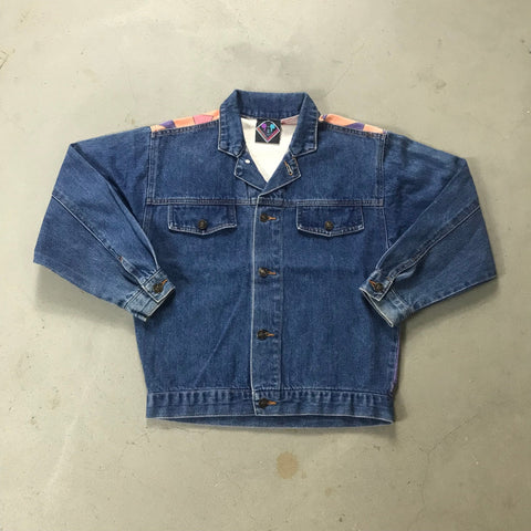 Mickey Mouse Vintage Denim Jacket - vintage starter karlkani sergiotacchini