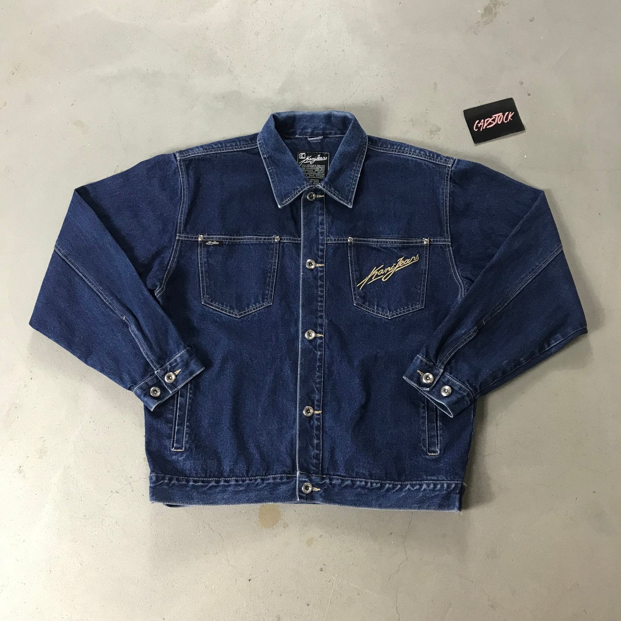Karl Kani Denim Jacket - vintage starter karlkani sergiotacchini