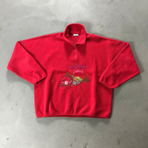 Sergio Tacchini Vintage 1/4 Zip Fleece - vintage starter karlkani sergiotacchini