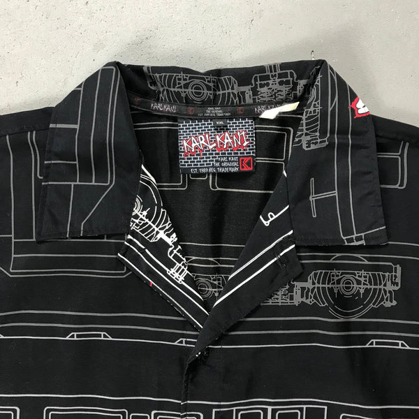 Karl Kani Vintage Button Shirt - vintage starter karlkani sergiotacchini