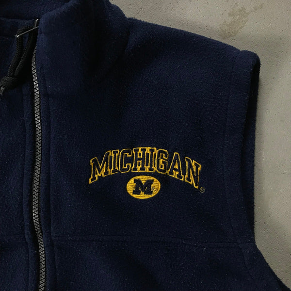 Michigan Vintage Fleece Vest