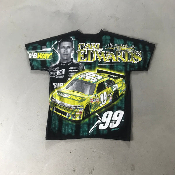 Nascar Vintage Double Print T-Shirt - vintage starter karlkani sergiotacchini