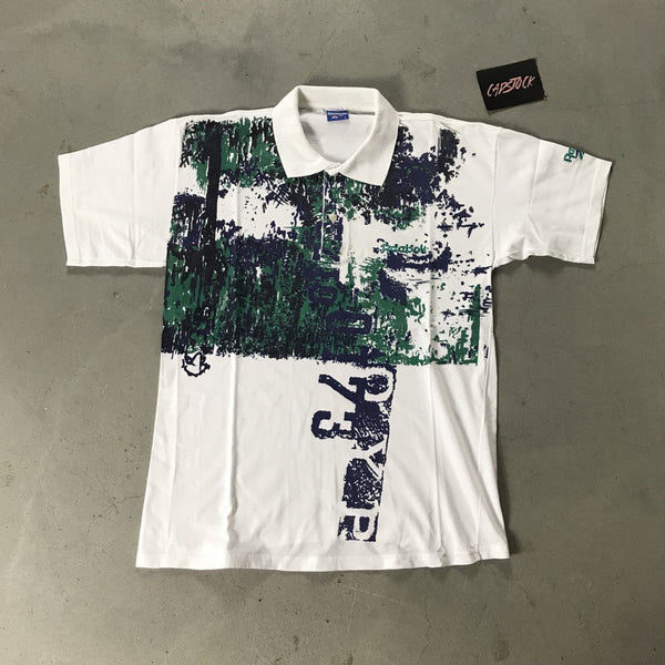 Reebok Vintage Polo Shirt - vintage starter karlkani sergiotacchini