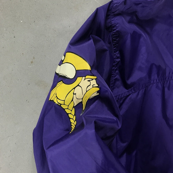 Minnessota Vikings Vintage Windbreaker - vintage starter karlkani sergiotacchini