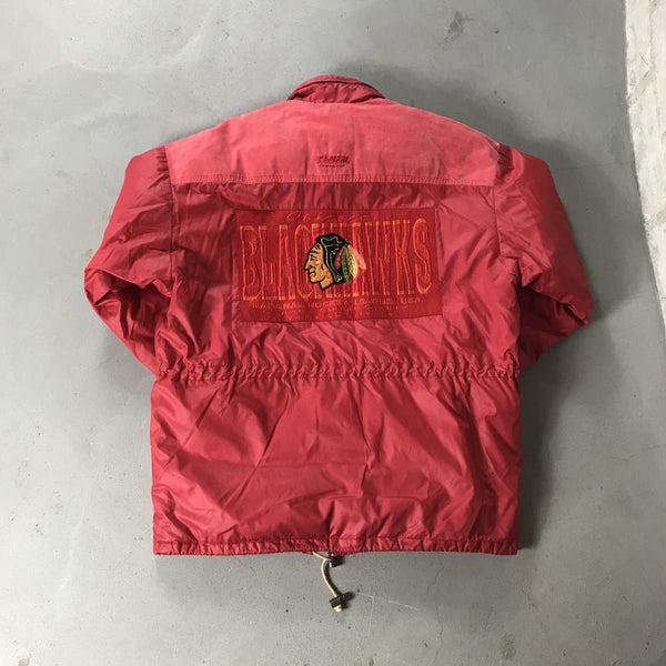 Chicago Blackhawks Vintage Jacket - vintage starter karlkani sergiotacchini