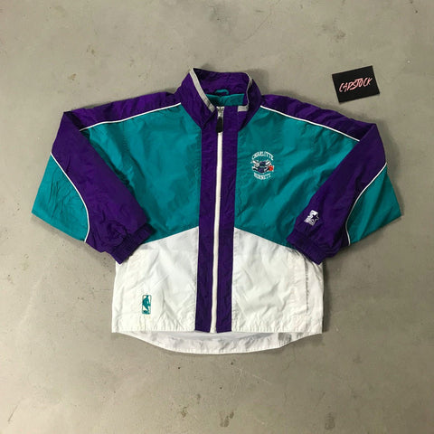 Charlotte Hornets Vintage Track Jacket - vintage starter karlkani sergiotacchini