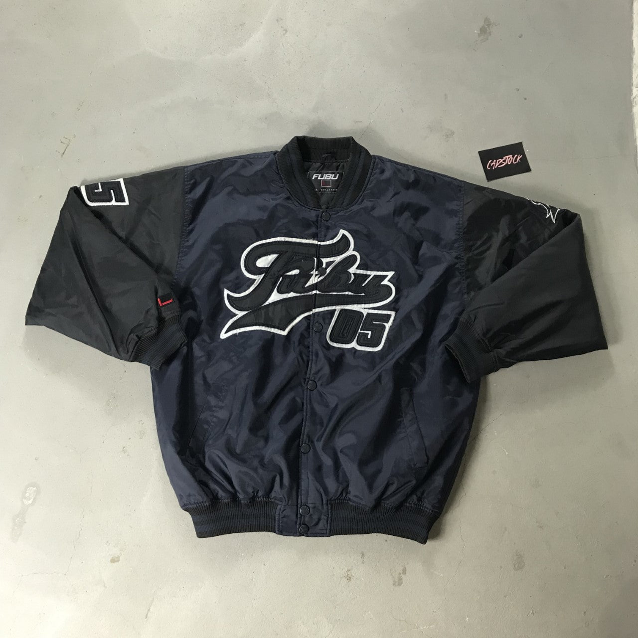Fubu 05 Vintage Baseball Jacket - vintage starter karlkani sergiotacchini