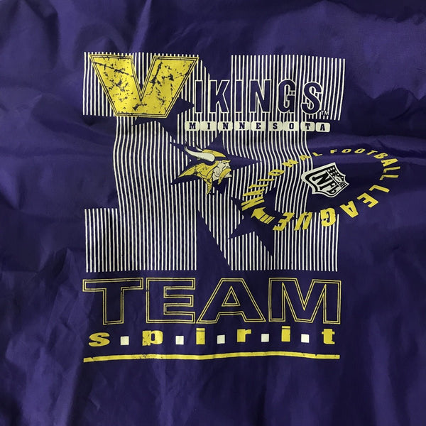Minnessota Vikings Vintage Windbreaker - vintage starter karlkani sergiotacchini