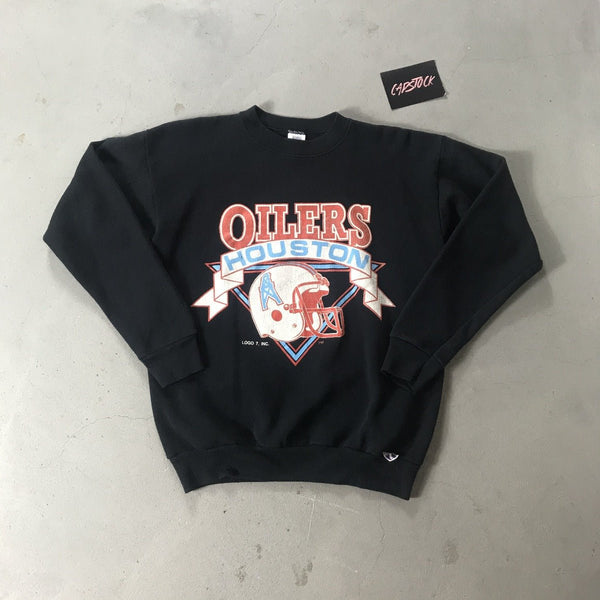 Houston Oilers Vintage Crewneck - vintage starter karlkani sergiotacchini