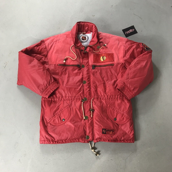 Chicago Blackhawks Vintage Jacket - vintage starter karlkani sergiotacchini