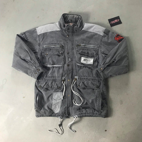 LA Kings Vintage Parka Jacket - vintage starter karlkani sergiotacchini