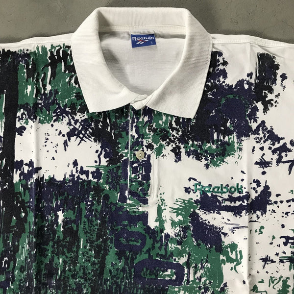 Reebok Vintage Polo Shirt - vintage starter karlkani sergiotacchini