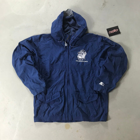 Georgetown Hoyas Vintage Jacket - vintage starter karlkani sergiotacchini