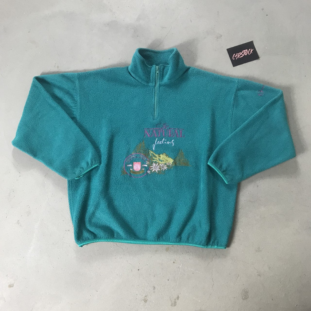 Sergio Tacchini Vintage 1/4 Zip Fleece - vintage starter karlkani sergiotacchini