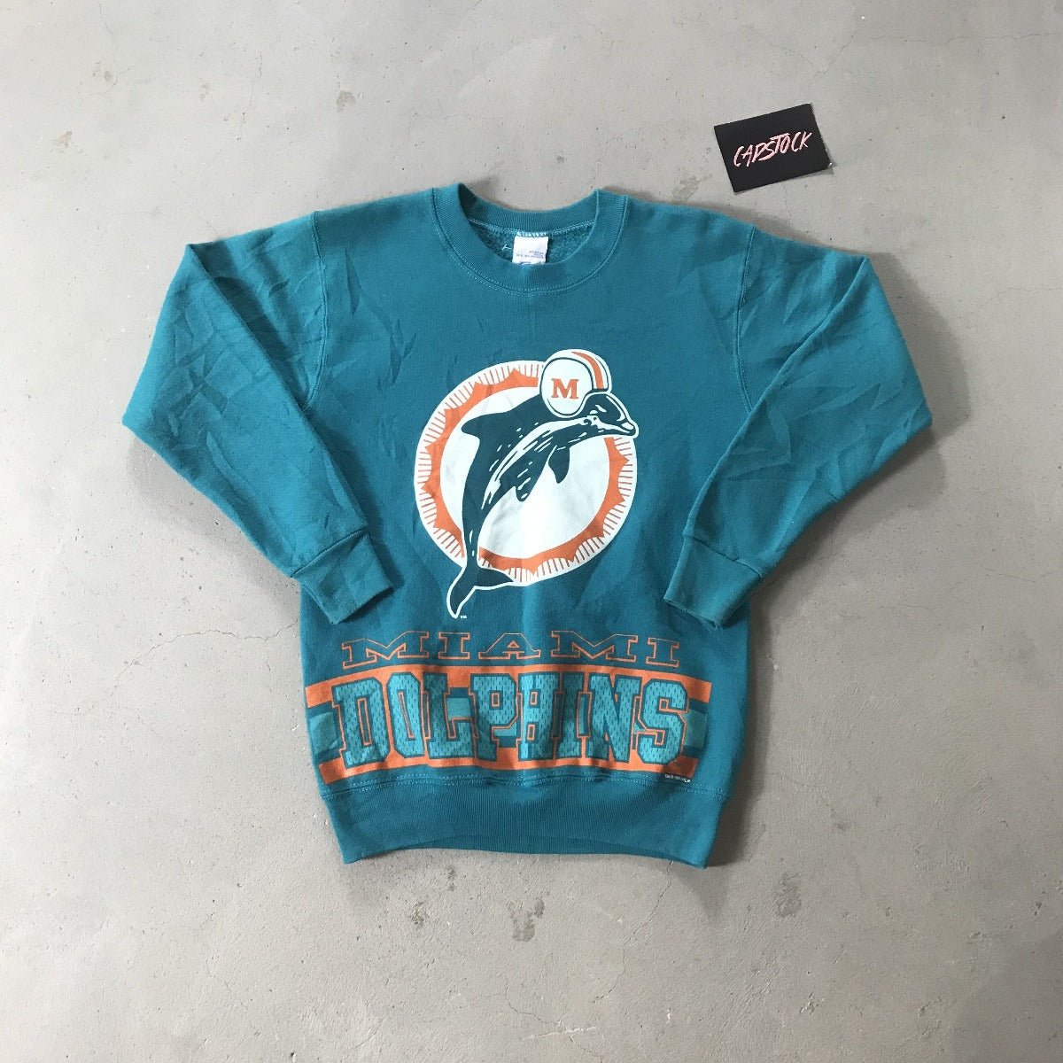 Miami Dolphins Vintage Crewneck - vintage starter karlkani sergiotacchini