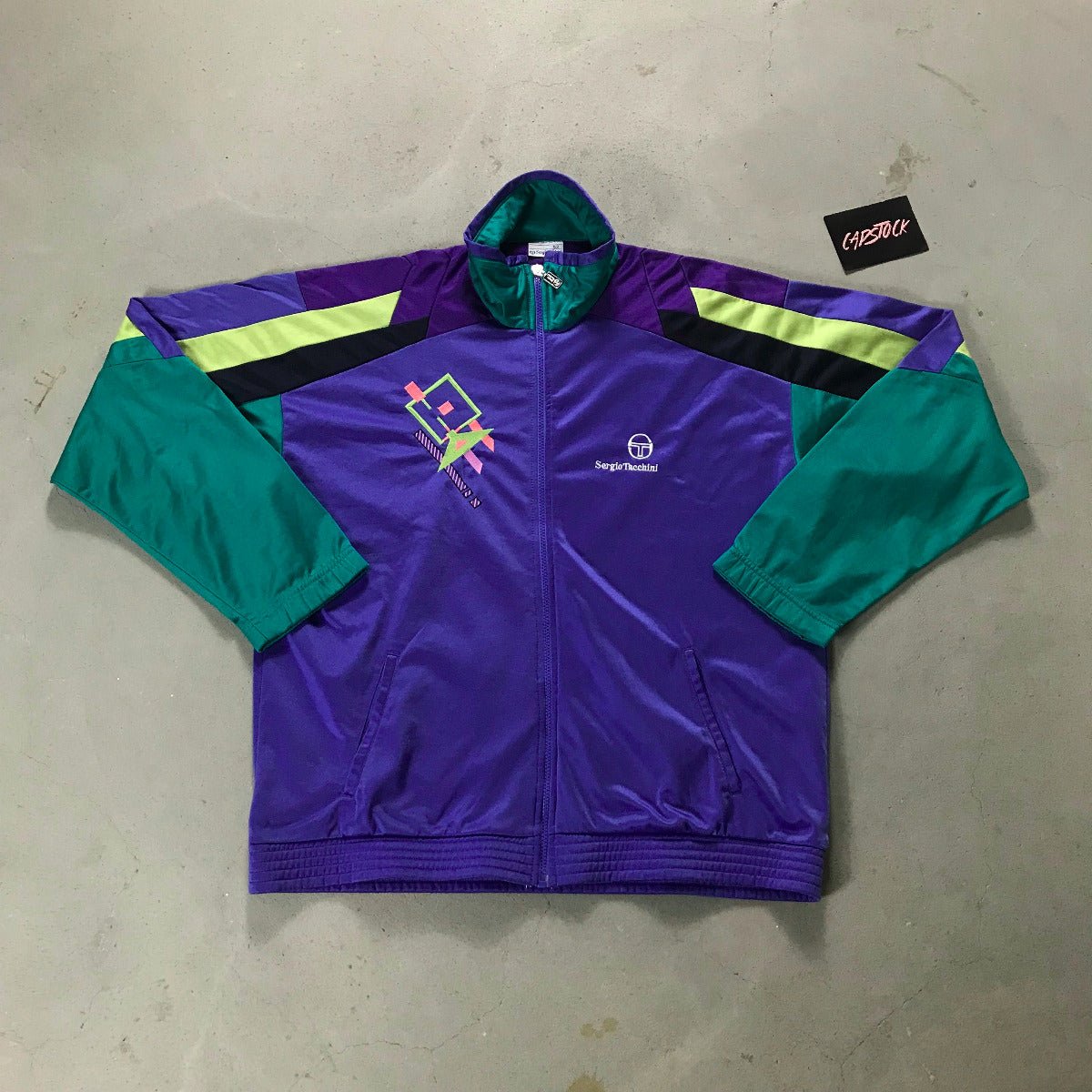 Sergio Tacchini Vintage Track Jacket - vintage starter karlkani sergiotacchini