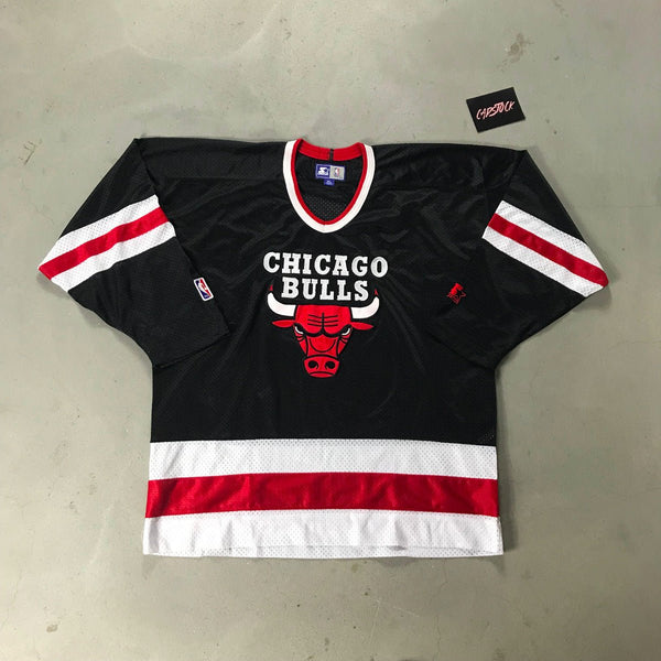 Chicago Bulls Longsleeve Vintage Jersey - vintage starter karlkani sergiotacchini