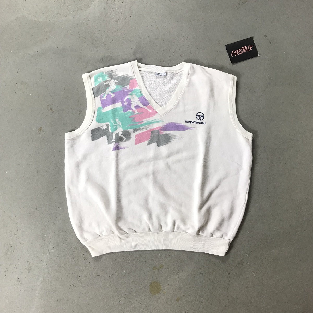 Sergio Tacchini Vintage Vest - vintage starter karlkani sergiotacchini