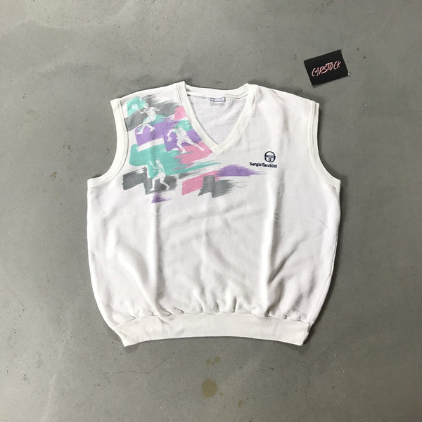 Sergio Tacchini Vintage Vest - vintage starter karlkani sergiotacchini