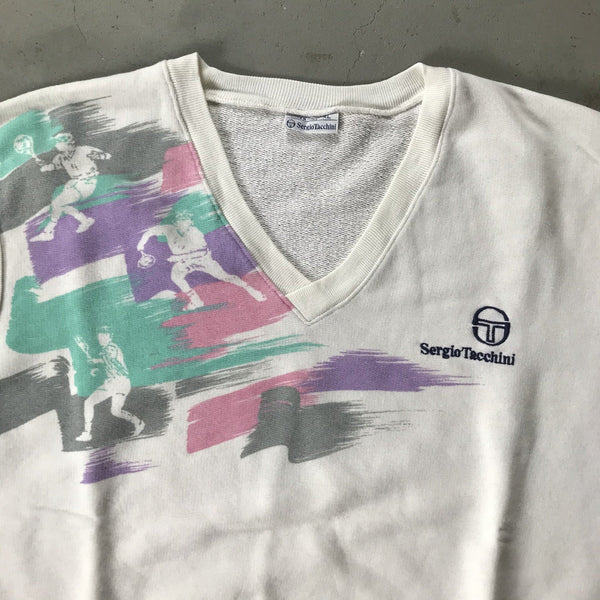 Sergio Tacchini Vintage Vest - vintage starter karlkani sergiotacchini