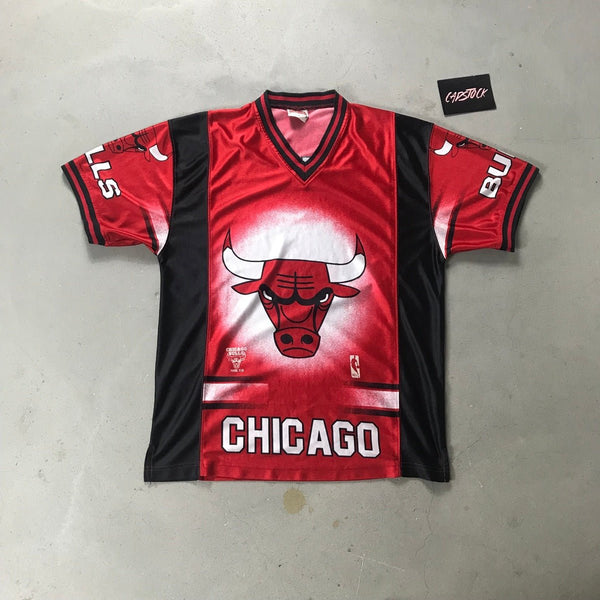 Chicago Bulls Vintage Jersey - vintage starter karlkani sergiotacchini