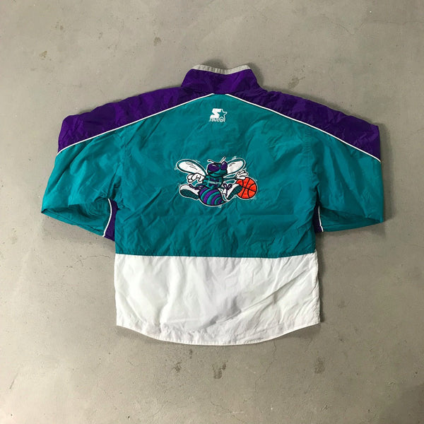 Charlotte Hornets Vintage Track Jacket - vintage starter karlkani sergiotacchini