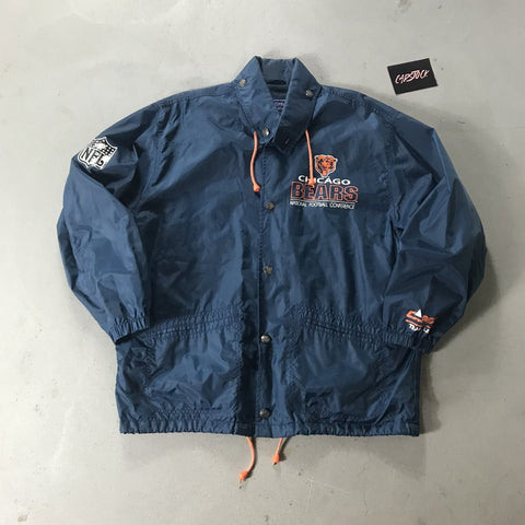 Chicago Bears Vintage Windbreaker - vintage starter karlkani sergiotacchini